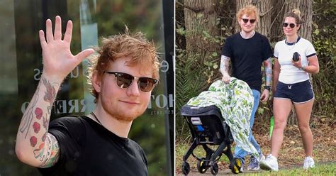 Ed Sheeran and Cherry Seaborn take baby Lyra for relaxed stroll in ...