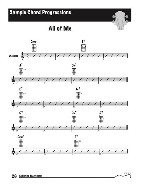 Learning Ukulele With Curt Jazz Standard Chord Progressions