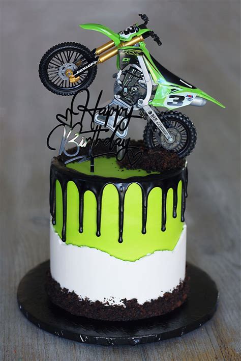 Dirt Bike Drip Cake 2022 Motorcycle Birthday Cakes Bike Cakes Dirt