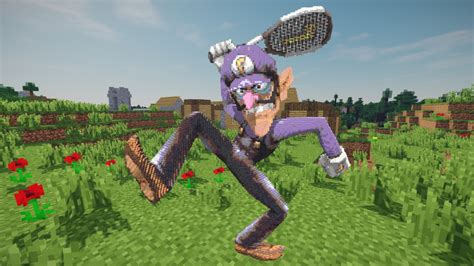 Minecraft Waluigi Build Schematic 3d Model By Inostupid [9deadd0