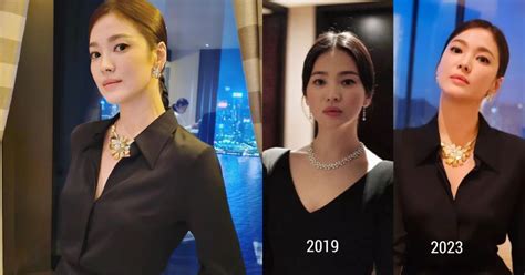Song Hye Kyo trở thành chủ đề hot vì bức ảnh so sánh nhan sắc sau năm không hề có dấu hiệu