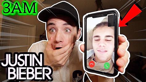 Justin Bieber Phone Call