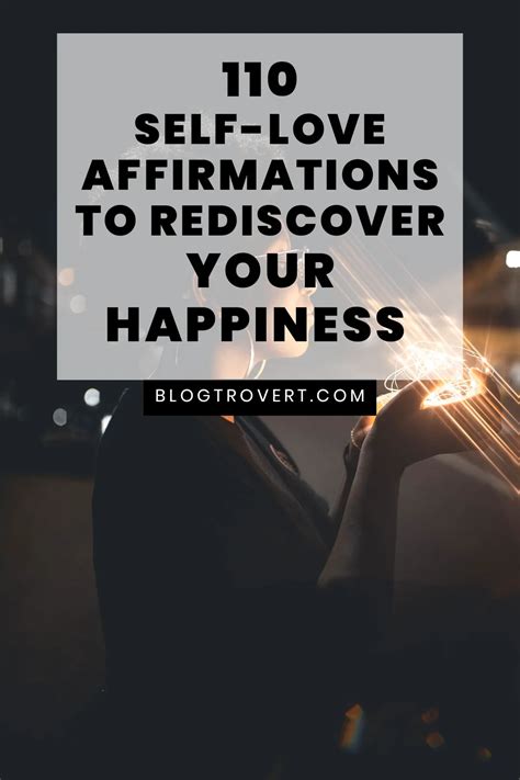 110 Powerful Affirmations For Self Love