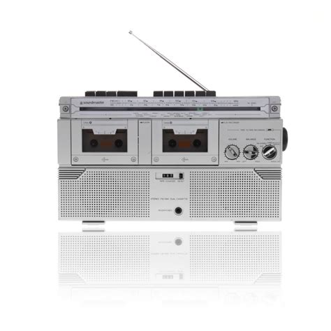 Soundmaster Am Fm Stereo Twin Cassette Recorder Radio Recorder Boombo