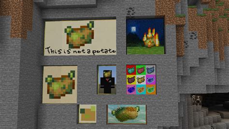 Potato Paintings Datapack Gallery