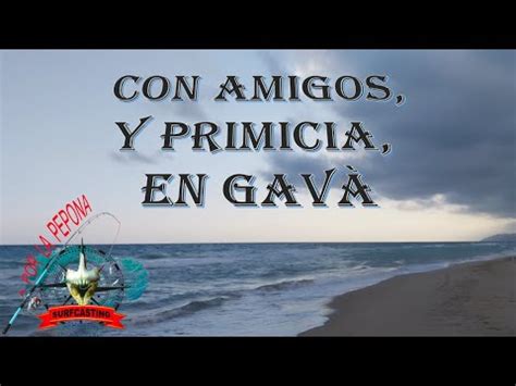 APLP Surfcasting Pesquera en Gavà con suscriptores y amigos y