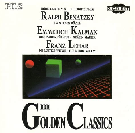 Ewig Junge Operette Golden Classics 2 Cd Set Benatzky Kalman