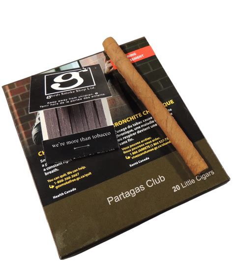 Partagas Club Cigar 20 Pack Native Smokes Mohawk Smoke Cigarette