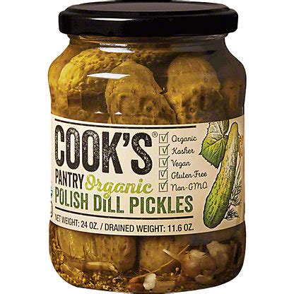 Cook’s Pantry Organic Polish Dill Pickles, 24 oz – Central Market