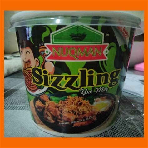 Nuqman Sizzling Yee Mee Bowl Instant Produk Muslim Shopee Malaysia