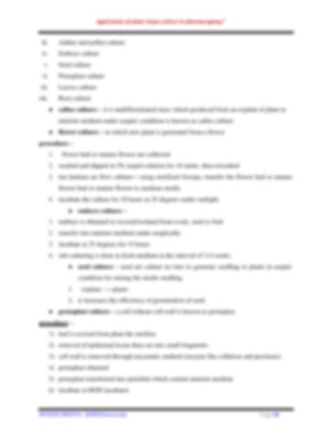 SOLUTION Applicatrion Of Plant Tissue Culture In Pharmacognosy Studypool