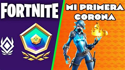 Mi Primera Corona En Fortnite Youtube