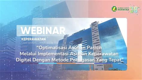 Webinar Keperawatan Optimalisasi Asuhan Pasien YouTube