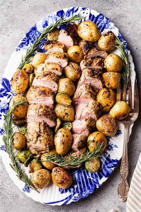 Roast Pork Tenderloin And Potatoes So Much Food