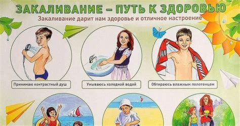 Закаливание картинки для детей