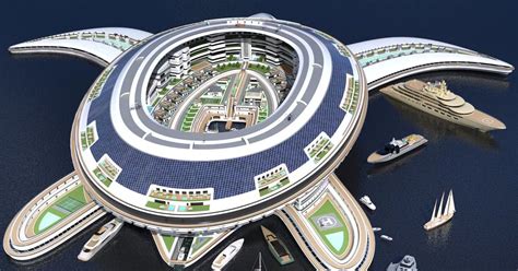 World S First Floating City Costing £8bn And Shaped Like A Turtle Could Be Built In 2033 Daily