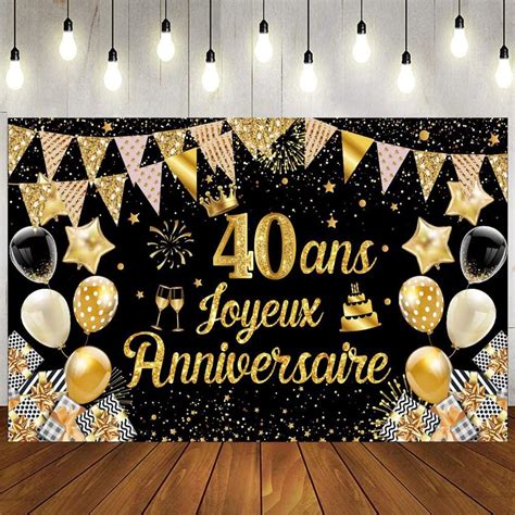 Yontree Ans Banderole Joyeux Anniversaire Banni Re Joyeux