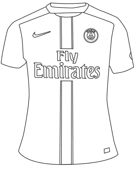 Paris Saint Germain Coloring Pages Coloring Nation