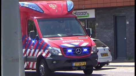 Grote Brand Brandweer Met Spoed Naar Een Grote Brand In Wormerveer