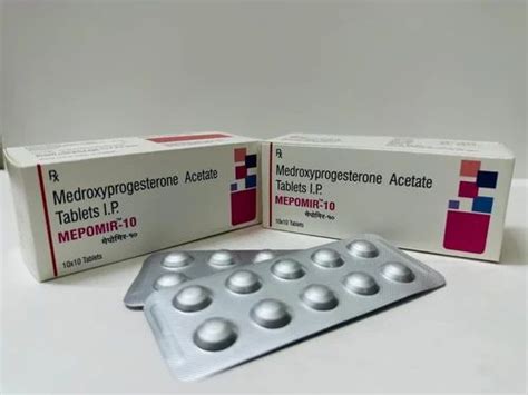 Medroxyprogesterone Acetate 10 Mg Tablets Packaging Type 48 Off