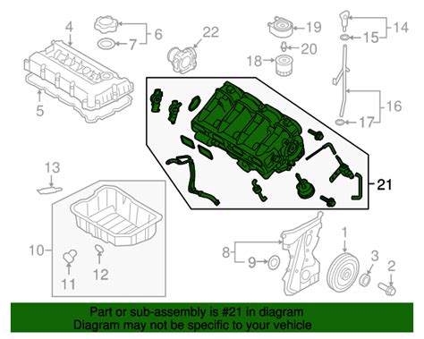 Genuine Intake Manifold For 2010 2012 Hyundai Santa Fe Part 28310