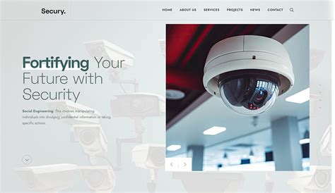 Secury Security And Cctv Wordpress Theme