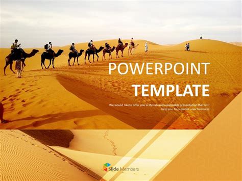 Muestra Gratuita De Powerpoint Viaje Por El Desierto