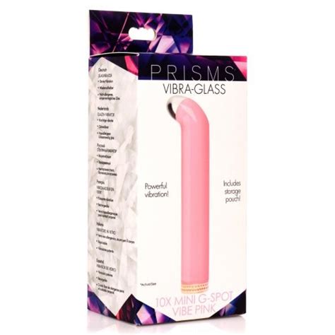 Prisms Vibra Glass Mini G Spot Vibe Pink Sex Toys At Adult Empire