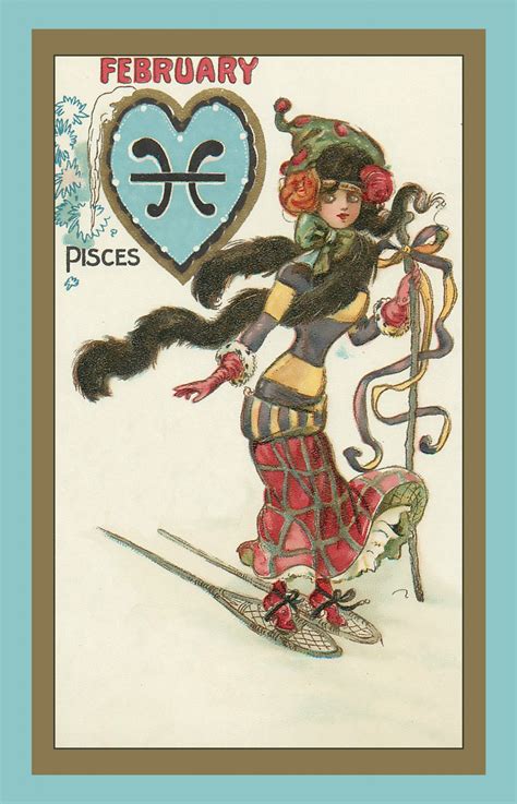 Pisces Vintage Zodiac Sign Free Stock Photo - Public Domain Pictures