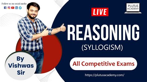 Live Reasoning SYLLOGISM Class Important For All Competitive Exams By