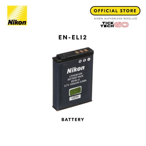 Nikon EN EL12 Rechargeable Lithium Ion Battery Lazada