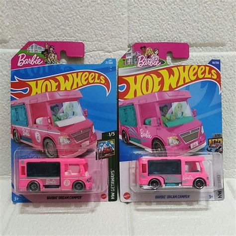 Hot Wheels Barbie Dream Camper Card Crease Shopee Malaysia