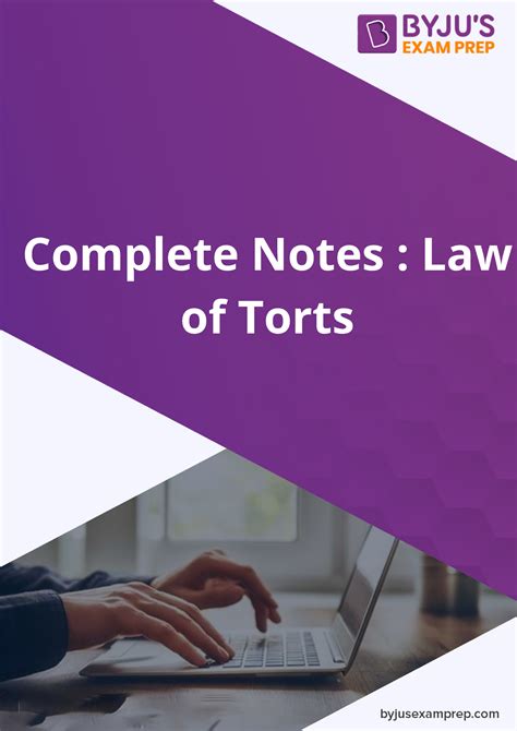 Complete Notes Law Of Torts 91 Complete Notes Law Of Torts