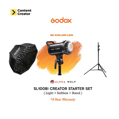 ชุดไฟสตูดิโอ Godox SL100Bi Studio Light ประกันศูนย์ไทย 3 ปี | Maeng Pro