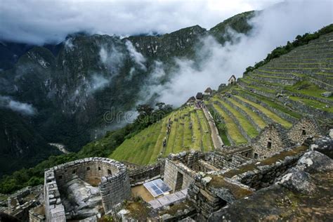 Las Ruinas Antiguas Increíbles De Machu Picchu En Perú Fotografía