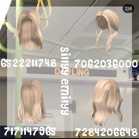 Blonde Hair Decals Creds Silly Emilyy