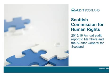 Scottish Commission For Human Rights Annual Audit 2015 16 Audit Scotland