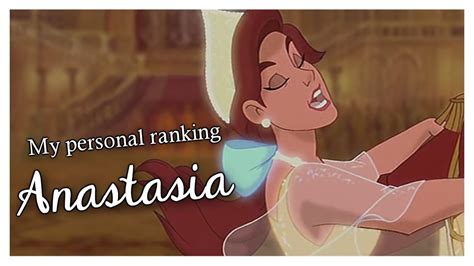 My Personal Ranking Anastasia 34 Voices Youtube