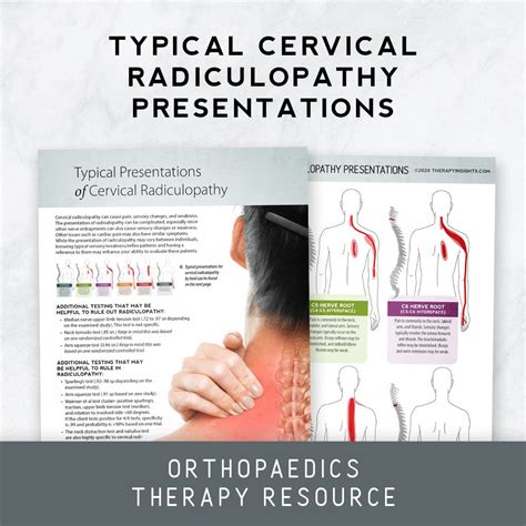 Typical Cervical Radiculopathy Presentations – Therapy Insights