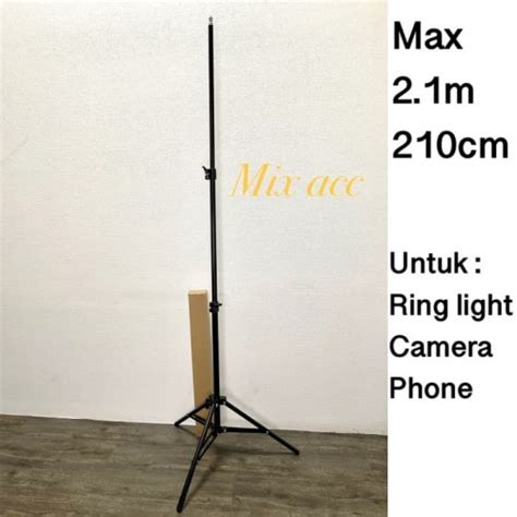 Jual Tripod 2 Meter Stand For Camera Selfie Ring Light Handphone