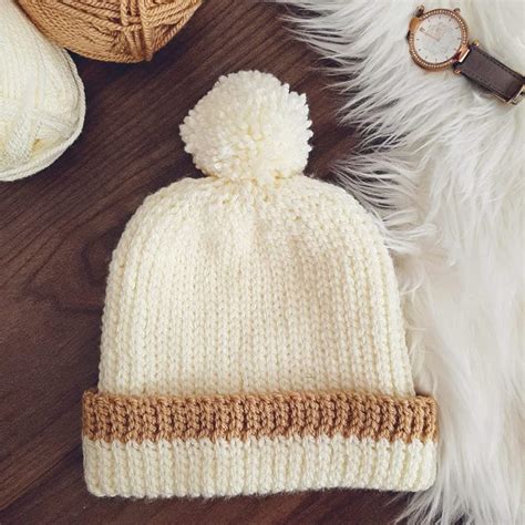 Knit-Look Crochet Hat | Free Pattern | Ned & Mimi