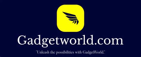 Gadget World - "Unleash the possibilities with GadgetWorld."