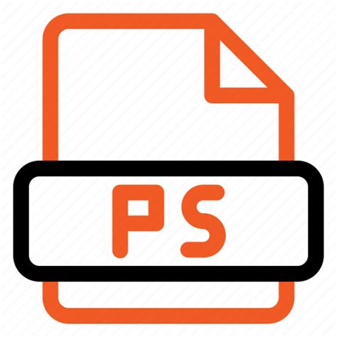 Ps Document File Format Folder Icon Download On Iconfinder