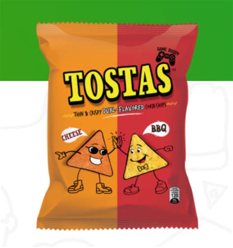 Tostas Thin And Crispy Dual Flavor Corn Chips Barbeque And Cheese 49g Lazada Ph