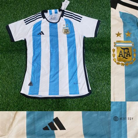 Jual Jersey Bola Argentina Home Player Issue Pildun Grade Ori