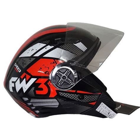 Capacete Fw3 Aberto X Open Speed Original Aprovado Inmetro Shop Mais