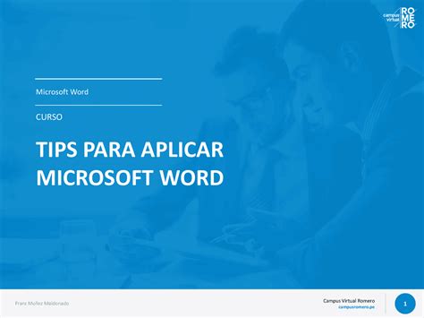 Tips para aplicar en microsoft word - Docsity 
