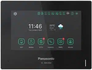 panasonic vl sasx ip video door phone kit   wide color