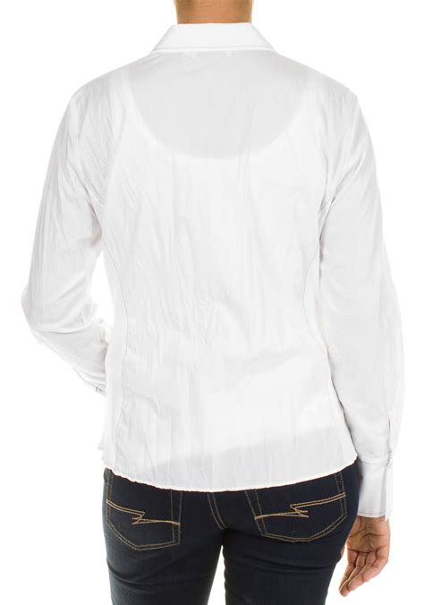 Damen Bluse Shirt Oberteil Langarm Von Just White Bei Stastny Mode