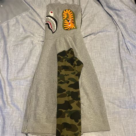 Bape Zip Up Hoodie Like New Bape Depop